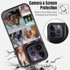 Custom Wallet Phone Case for iPhone 15 Pro (Black-C / iPhone 15 Pro)