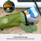 5/10/25/30/40L Waterproof Dry Bag, Small Lightweight Roll Top Dry Bag Backpack w/Waterproof Phone Case, Kayaking, Travel, Hiking, Fishing, Tubing, Camping, the Beach, Men/Women (Green) (5/10l Green / 5L)