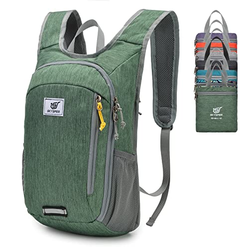 Small Daypack 10L Hiking Backpack Packable Lightweight Travel Day Pack for Women Men (10l / Green)