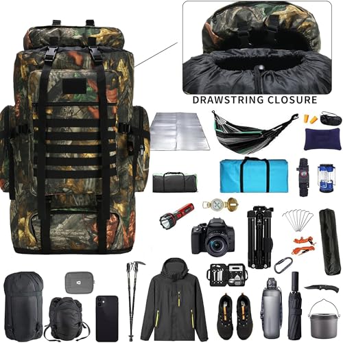 Hiking Backpack for Men 70L (100l-maple)