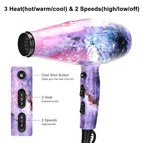 Hair Styling Set 1875w Professional Hair Dryer (Starry)