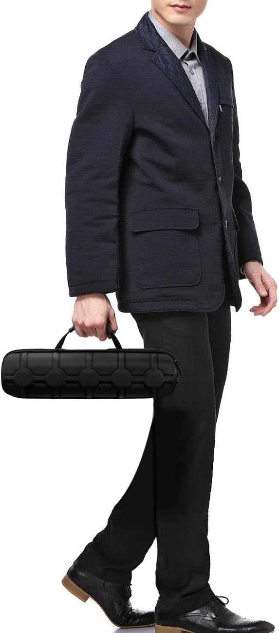 Juntan 5 Slots Hard Watch Travel Case, Portable Nylon Zipper Storage Organizer - Image 4