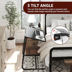 Adjustable TV Tray Black Dinner (Black)