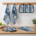 Blue Kitchen Decor Set (Blue)