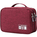 Electronic Accessories Organizer Bag (9 inch / Red)
