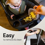 Lithe V2 Lightweight Travel Stroller Snack Tray Included (Black)