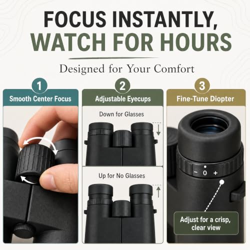 8x42 Binoculars for Adults