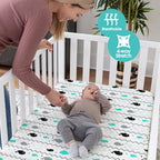 Pack n Play Sheets (Elephant Whale / 38X26 Inch)