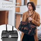 8 Pack Luggage Tags for Suitcases Airplane Travel Essentials (Black)