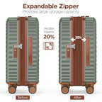 Carry On Luggage (Dark Green / DB/TB/20 in)