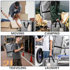4 Pack Gray Moving Bags W (Gray / 4 Pack Large)