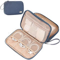 Travel Cord Organizer Case (Large / Aegean-Blue)