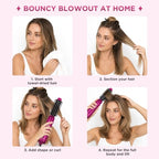 Blow Dryer Brush Set (Rose Pink / 1" & 1.25" Round Barrel)