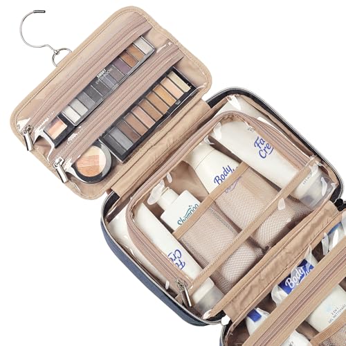 Travel Toiletry Bag for women (Medium / Aegean-Blue)