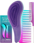 Detangling Comb & Brush Set for Girls (Mermaid)