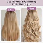 Overnight Hair Curlers Heatless Curls (Khaki)
