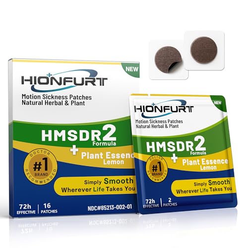 HMSDR2 16ct Motion Sickness Patches with Lemon Plant Essence