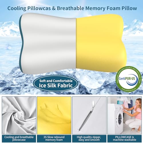 Cervical Pillow for Neck Pain Relief (Grey)