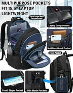 Anti Scratch Fabric Backpack (17 Inch / Atrous)