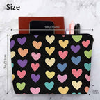 Makeup Bag Heart Makeup Bags For Purse Pouch (9 x 7.1 inch / Heart)