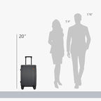 20 Inch Carry on Luggage, Airline Approved 22x14x9 Hard Shell Carry on Suitcase - Image 5