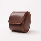 HAN QIANG Single Watch Roll Travel Case Chic Portable Vintage Leather Display by Unknown