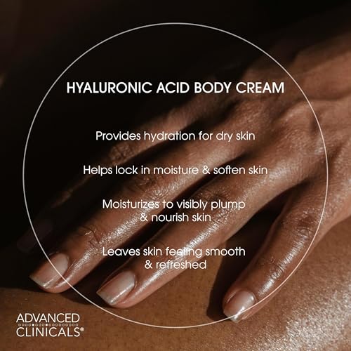 Hyaluronic Acid Moisturizer Body Cream W (3 - Hyaluronic Acid Body Cream / 16 Ounce (Pack of 1))
