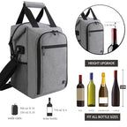 4 Bollte Wine Bag (4 Bottle / Ash Gray)
