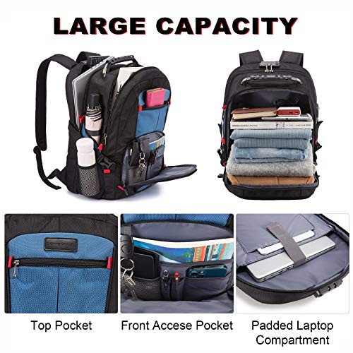 Large Laptop Backpack for Men (Blue / 15.6 inch)