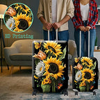 Suitcase Protector Plus 1 Luggage Tag (Sunflower Orchids / XL)