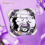 50 Pcs A Baby Is Brewing Napkins (Witch)