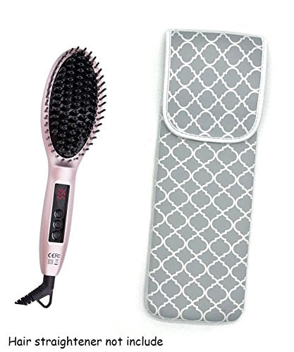 Hair Straighteners Case with Fastener (Gray)