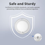 Smart Tag Tracker Works with Apple Find My, IP65 Waterproof and Replaceable - Image 2
