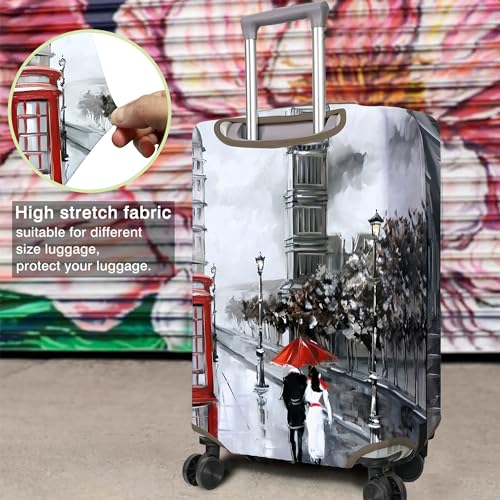 Travel Luggage Cover Suitcase Protector Fits 18 (Travel-5 / S(18-20in))