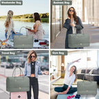 Travel Bag Weekender Bags for Women (61-Dark Green / 40L-Large)