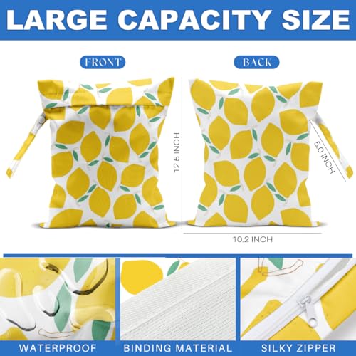 Beach Bags Wet Bag for Swimsuit (Lemon)