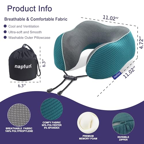 Neck Pillow for Travel (Teal)
