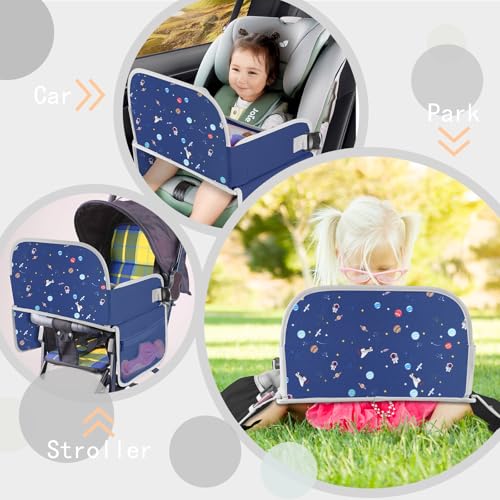 Car Seat Tray for Kids (Navy Space)