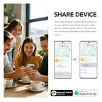 FindTag Duo Dual System Tracker for iOS or Android (Yellow-dual(1 Pack))