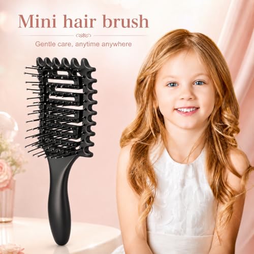 Curl Defining Brush for Curly Hair (2Pcs Black)