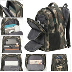 Laptop Backpack for Man and Teens (15.6inch / Camouflage Black)