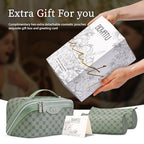 Travel Makeup Bag Cosmetic Bags for Women (A-5-Green)