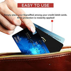 5 Pack RFID Blocking Card for Credit Debit ID Card (Black)