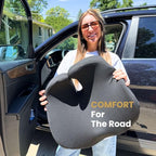 Driver Seat Cushion for Car (Gray)