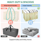 4 Pack Oversized Moving Bags with Reinforced Handles (4-Pack / Color Strip)