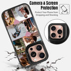 Custom Wallet Phone Case for iPhone 16 Pro (Black-E / iPhone 16 Pro)