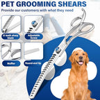 Curved Dog Chunker Scissors (Silver / 7.02)