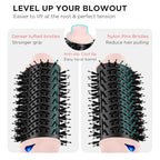 One Step Hair Dryer Brush and Styler Volumizer (Pink / 2.3" Oval Barrel)