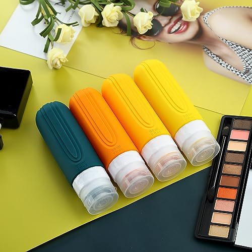 Travel Bottles for Toiletries (Orange)