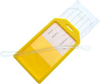 5 Pack - Premium Rigid Airline Luggage Tag Holders - Heavy Duty Hard Plastic - Image 5